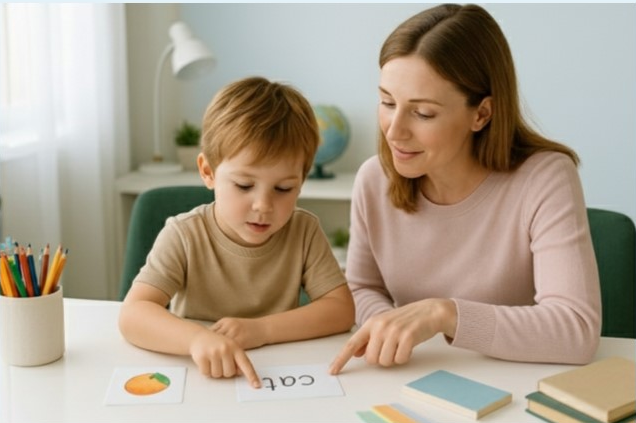 Autism FIRST clinicians supporting a child and family