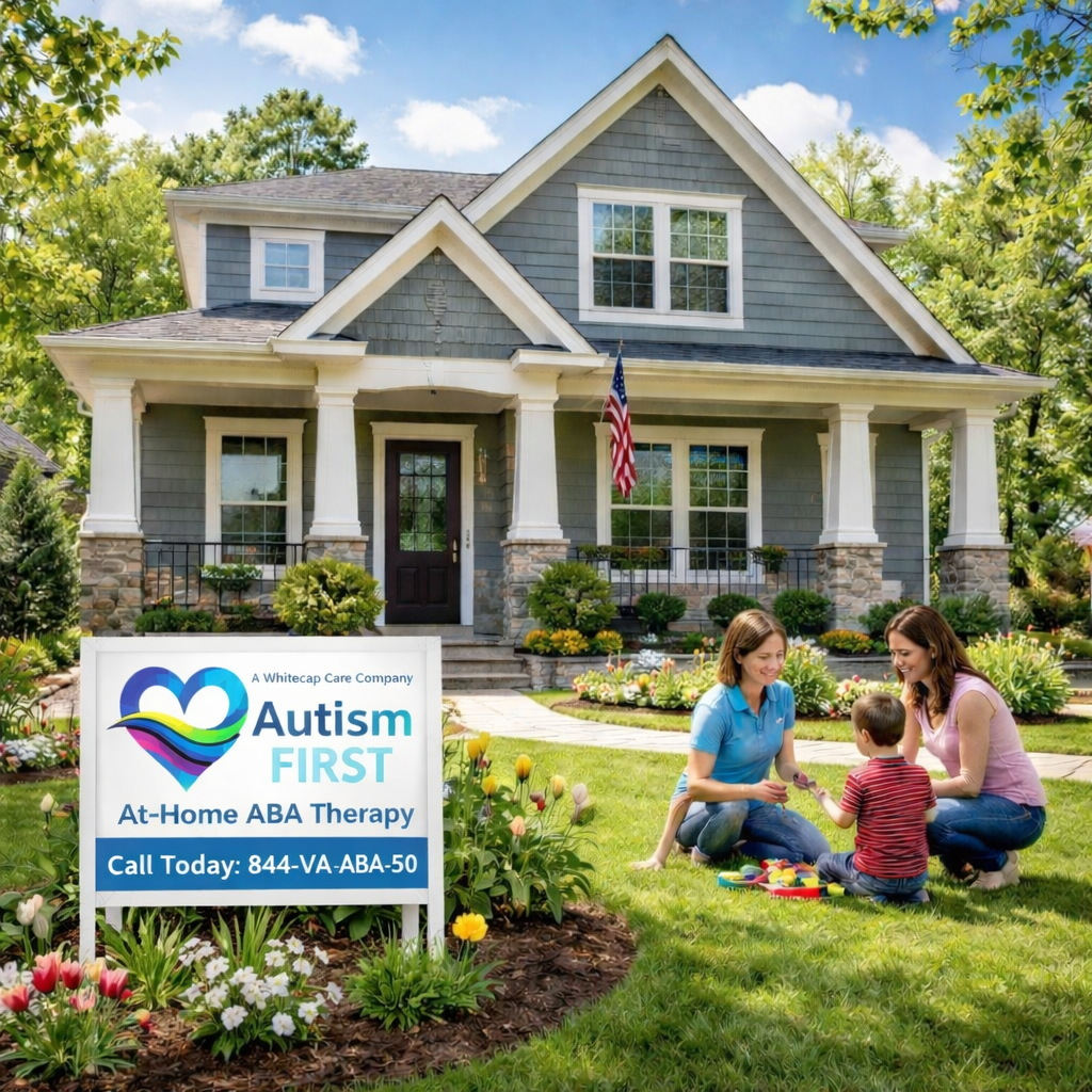 Autism FIRST in-home ABA therapy session